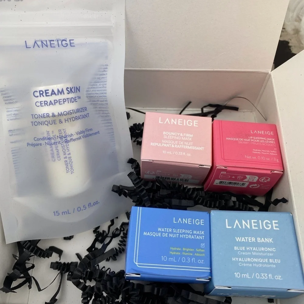 NIB LINEIGE Bay Barrier Booster Sephora Limited Edition 5 Piece Set.